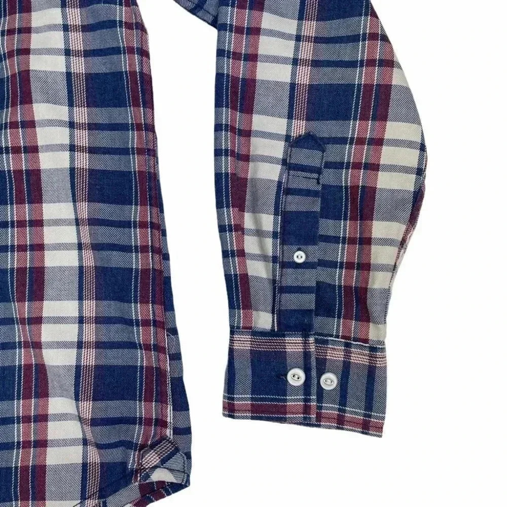 Weatherproof Vintage Burnout Patriot Men’s Flannel - Picture 2 of 10